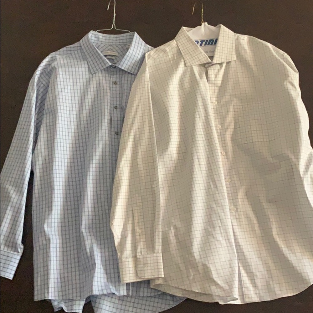 Two checkered dress shirts for men (BRAND NEW)!